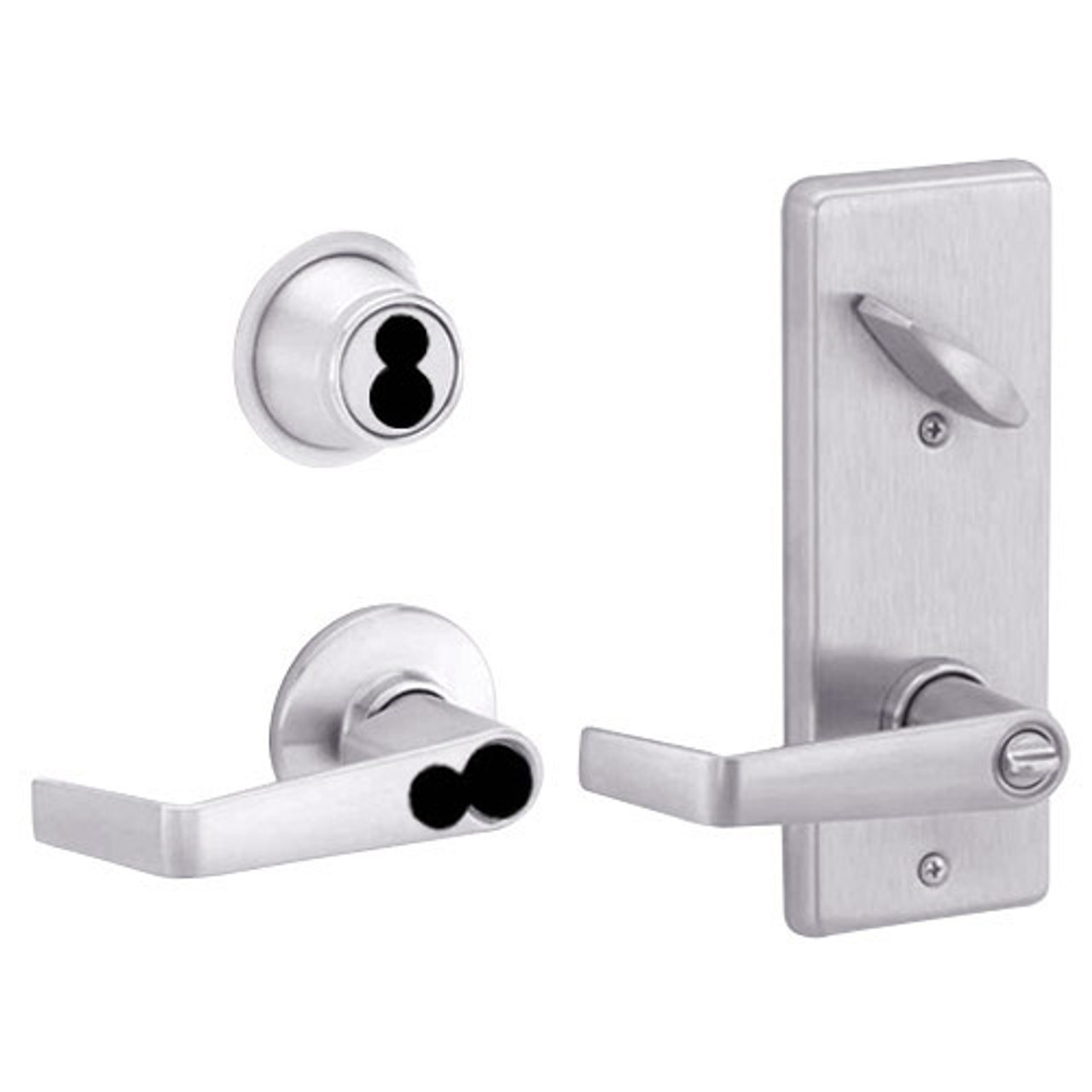 S251JD-SAT-626 Schlage S251PD Saturn Style Interconnected Lock in Satin Chromium Plated