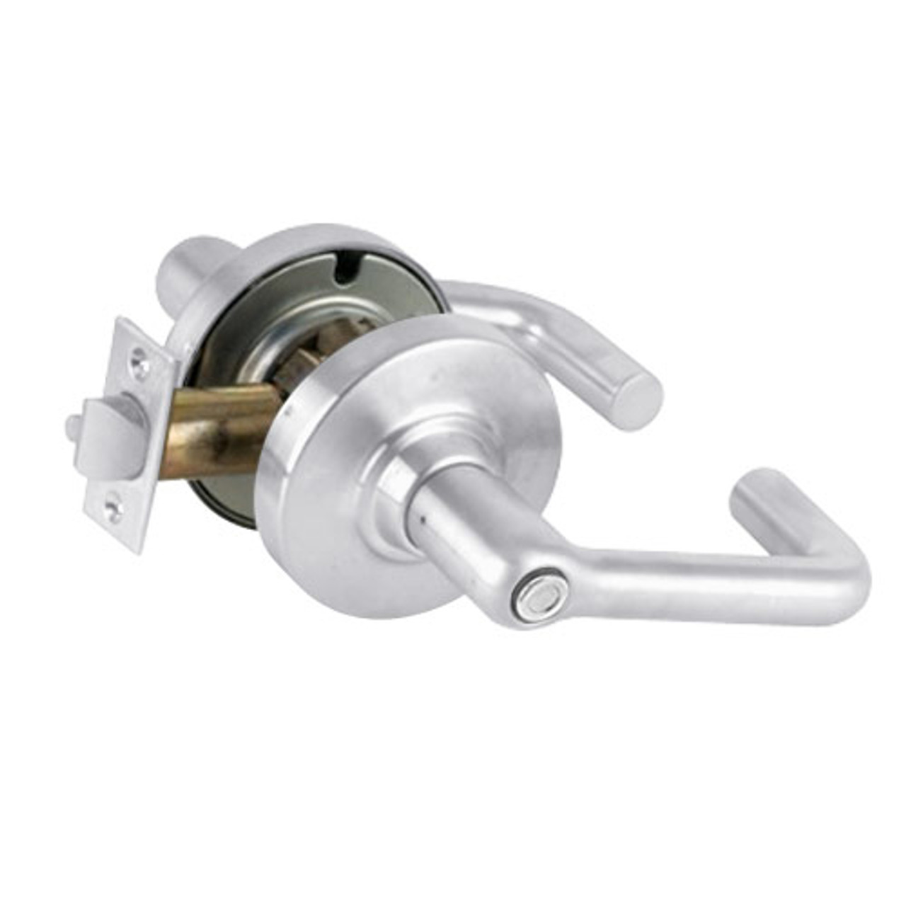 ND40S-TLR-625 Schlage Tubular Cylindrical Lock in Bright Chromium Plated