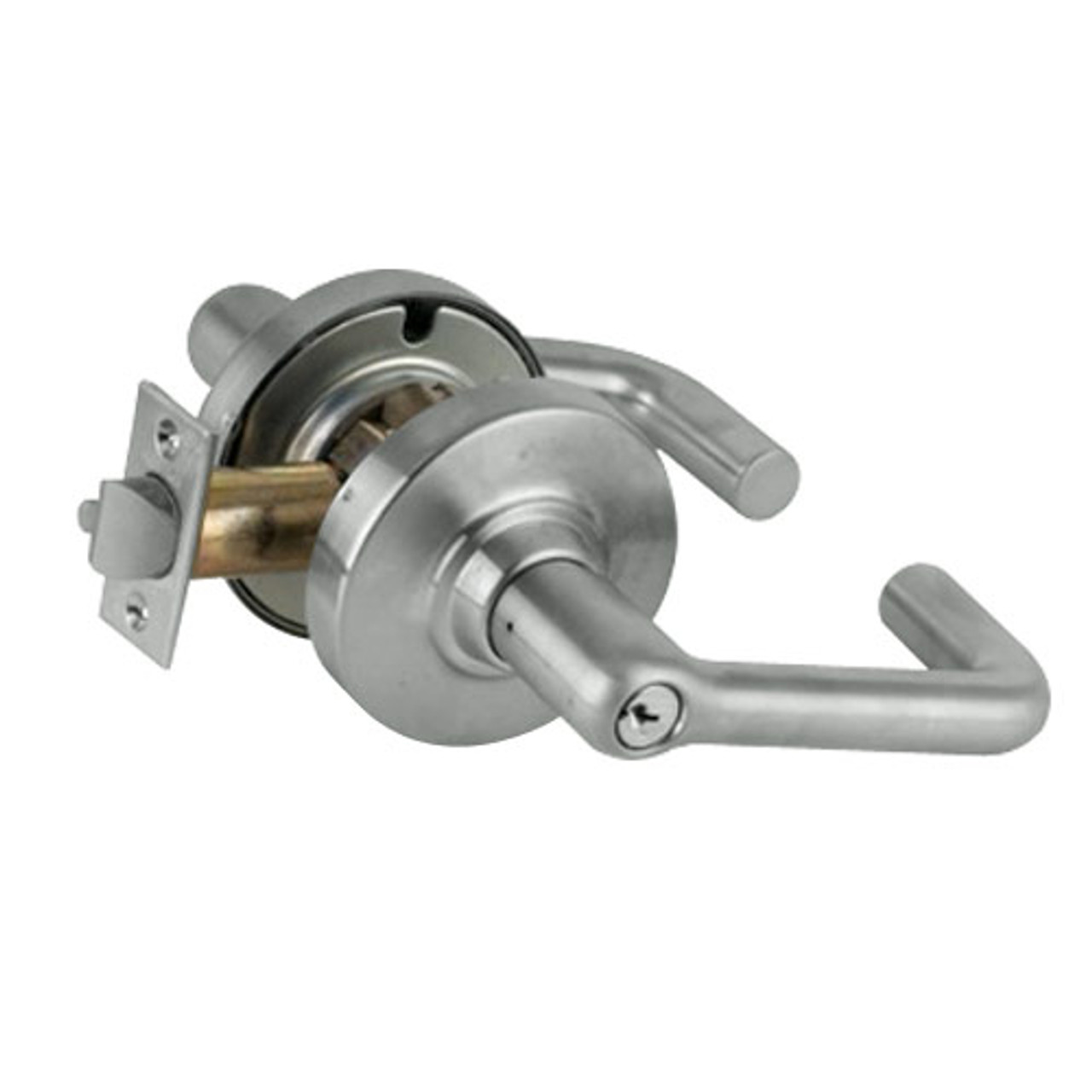 ND50PD-TLR-619 Schlage Tubular Cylindrical Lock in Satin Nickel