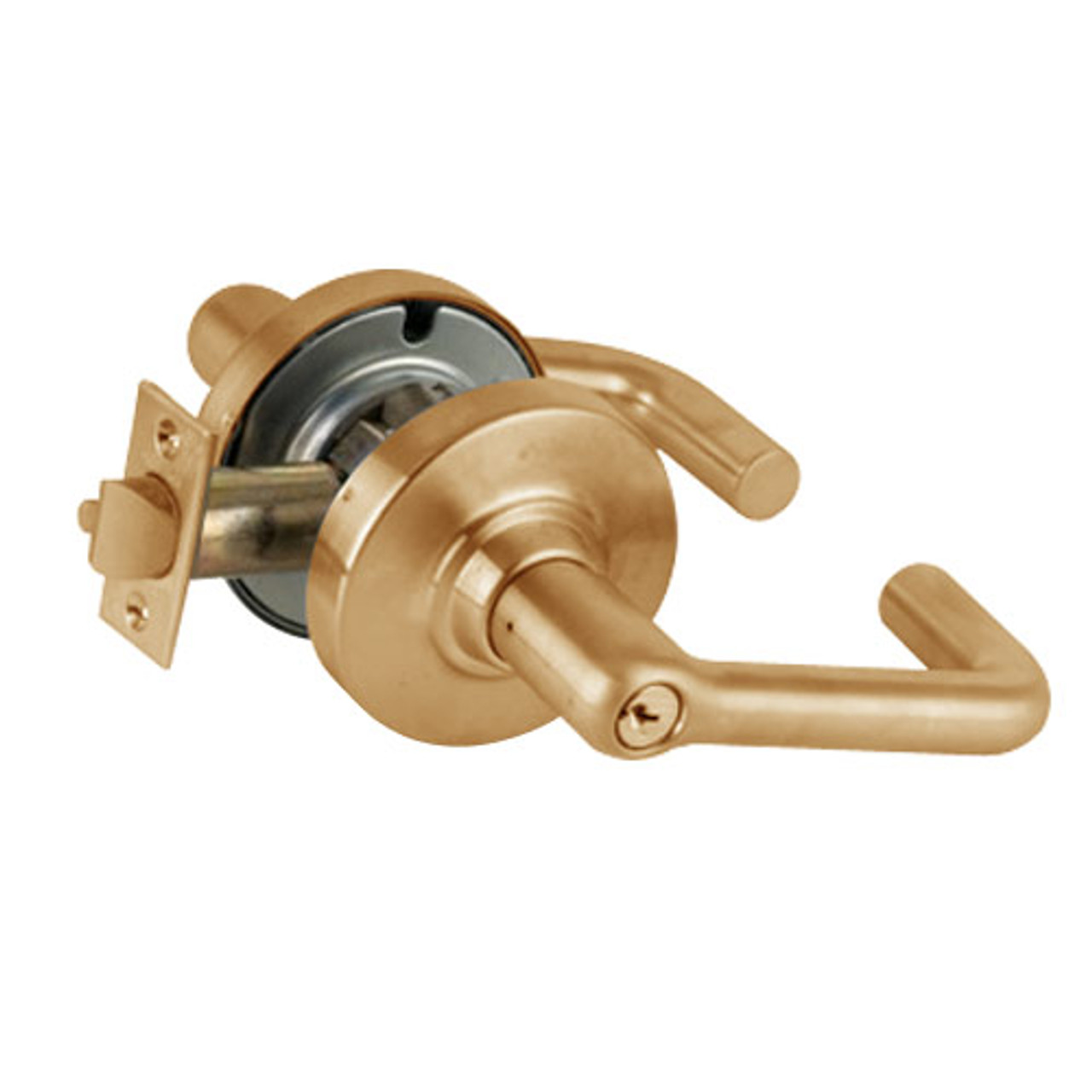ND70PD-TLR-612 Schlage Tubular Cylindrical Lock in Satin Bronze