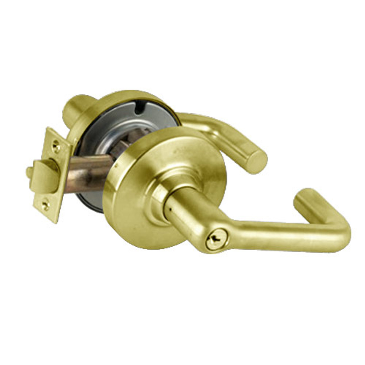 ND73PD-TLR-606 Schlage Tubular Cylindrical Lock in Satin Brass