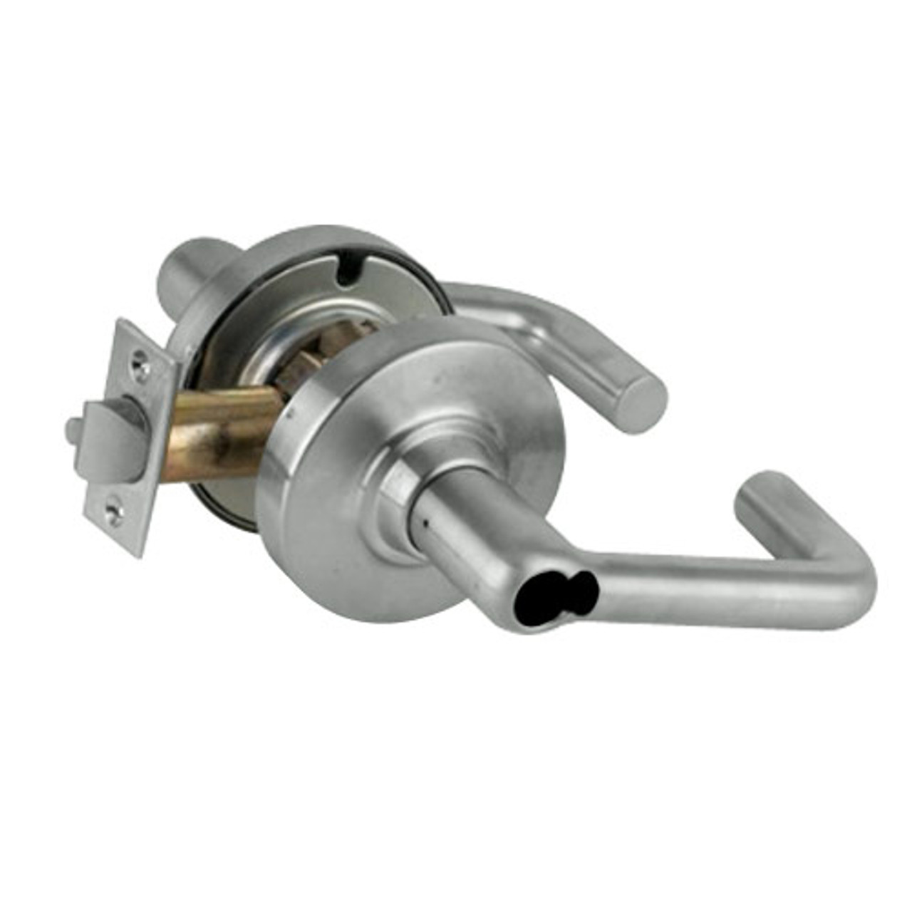 ND80JD-TLR-619 Schlage Tubular Cylindrical Lock in Satin Nickel