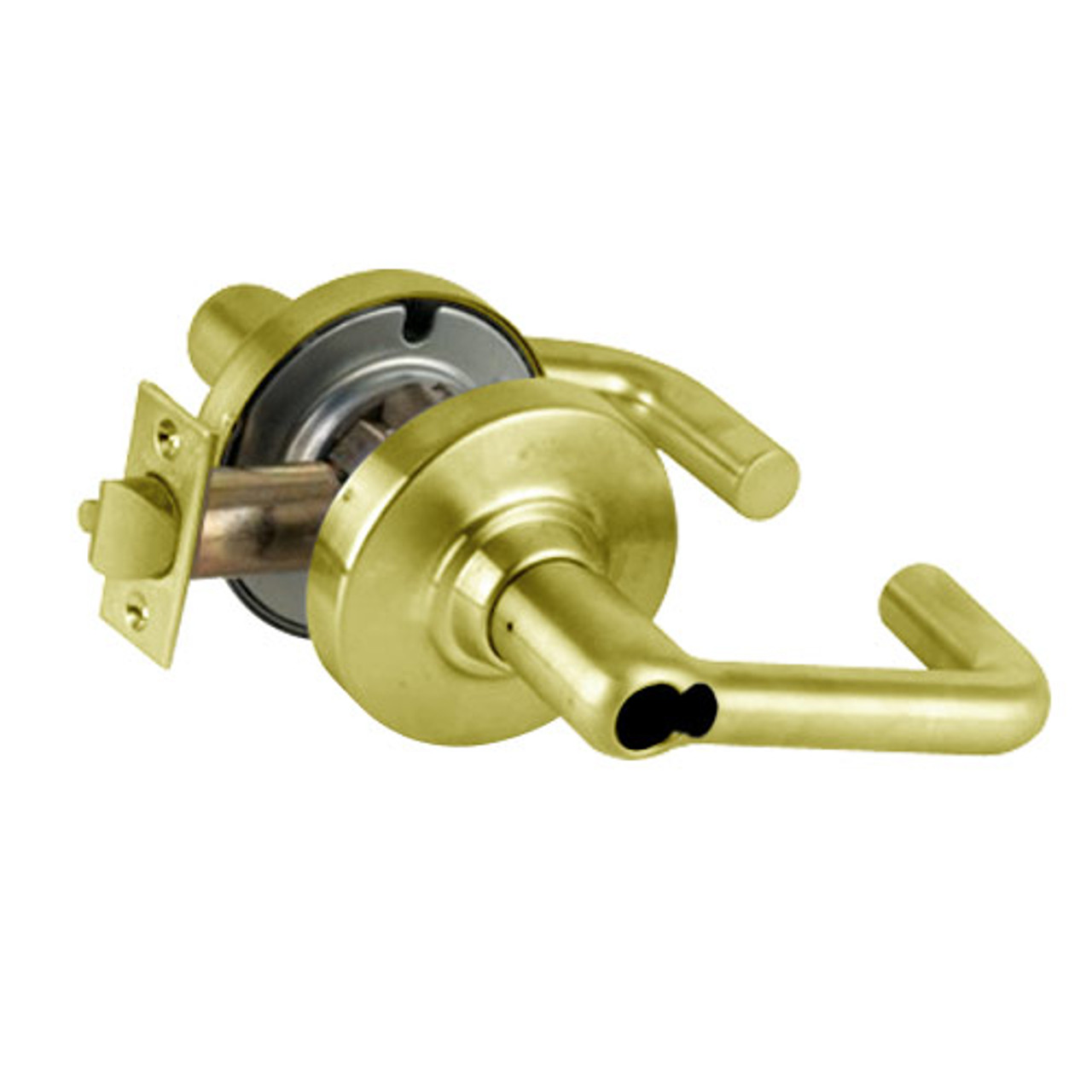 ND80JDEL-TLR-606 Schlage Tubular Cylindrical Lock in Satin Brass