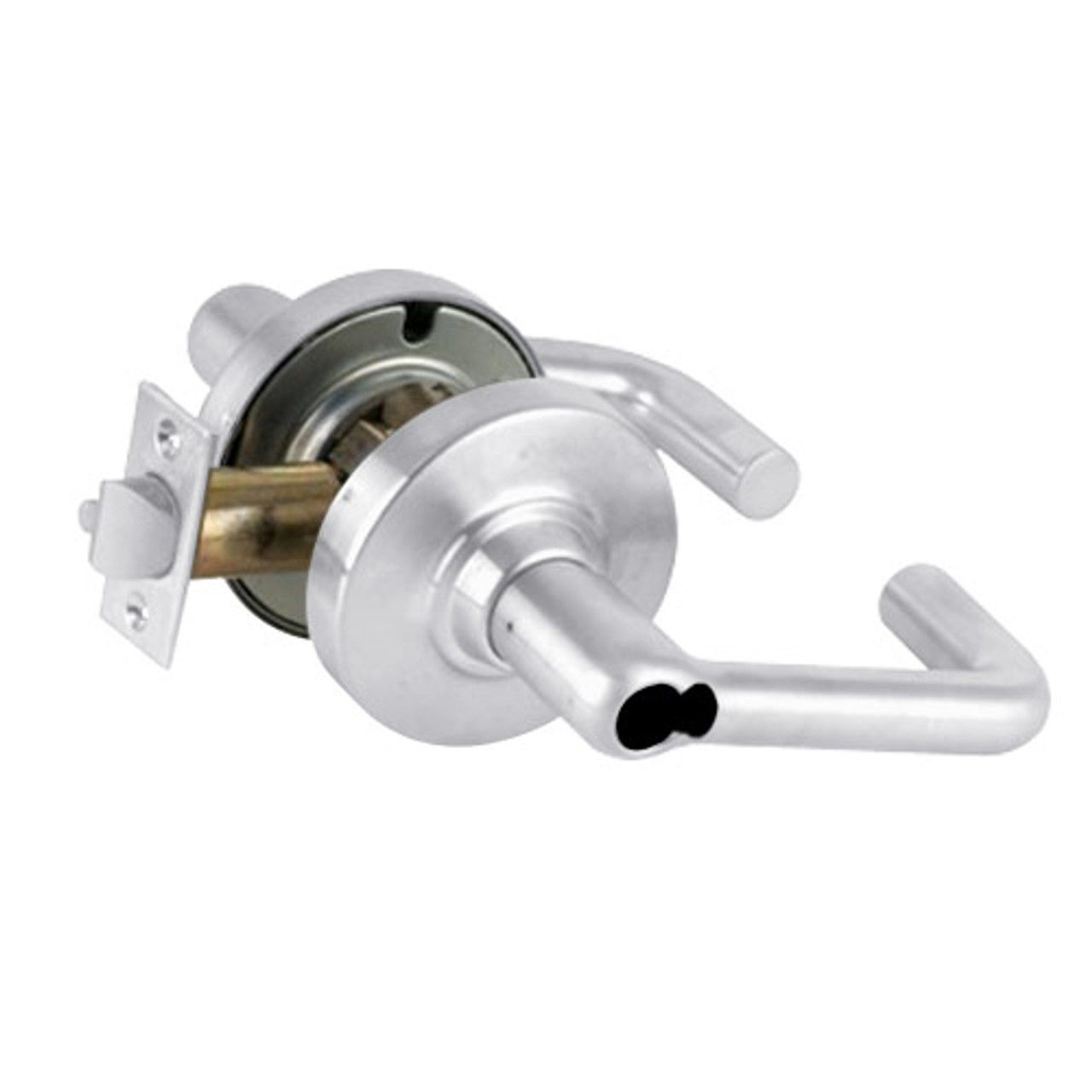 ND80JDEU-TLR-625 Schlage Tubular Cylindrical Lock in Bright Chromium Plated