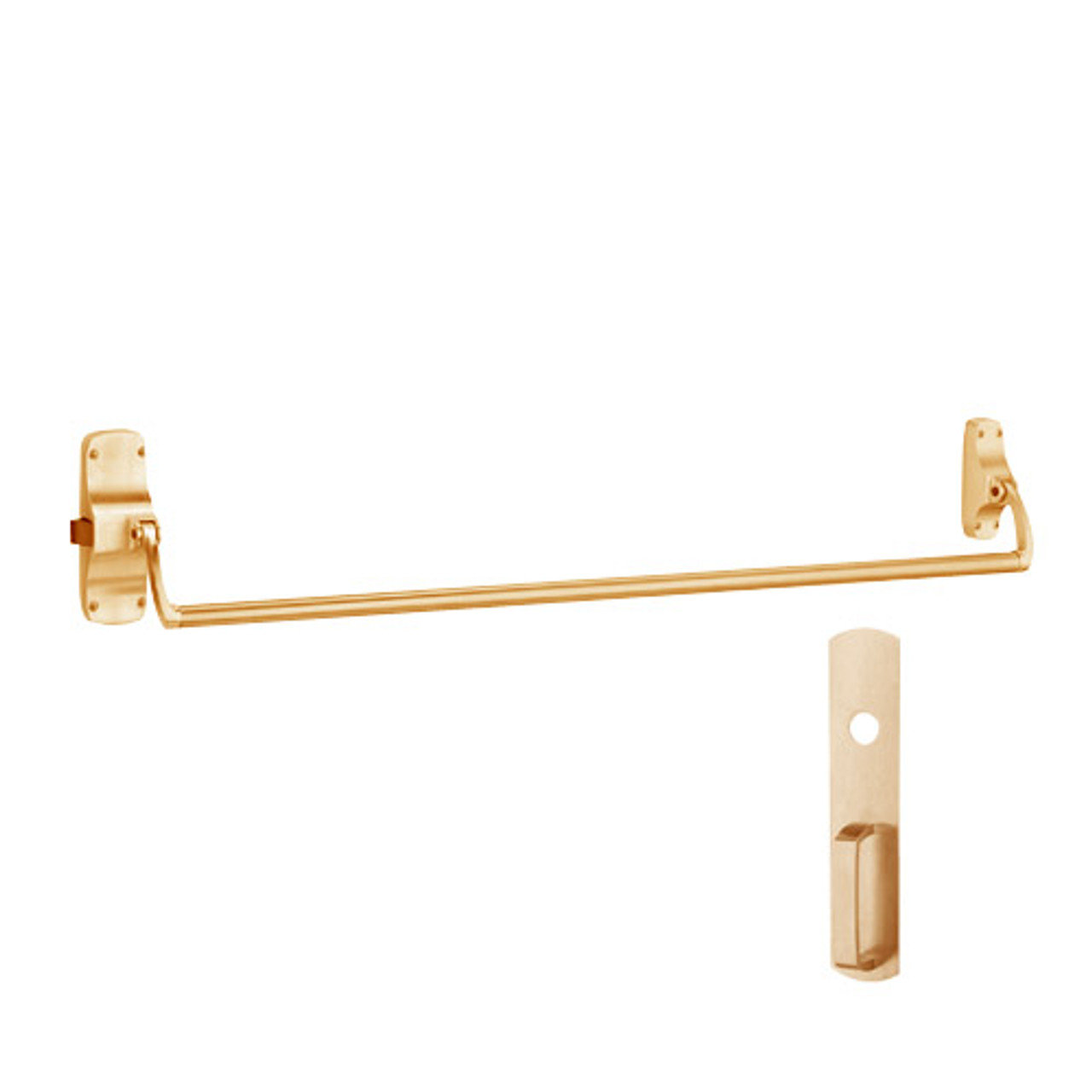 88NL-F-US10-LHR Von Duprin Exit Device in Satin Bronze