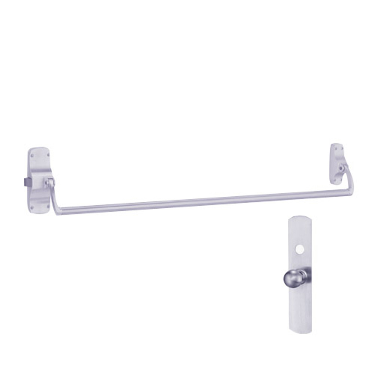 88K-F-US26D-LHR Von Duprin Exit Device in Satin Chrome