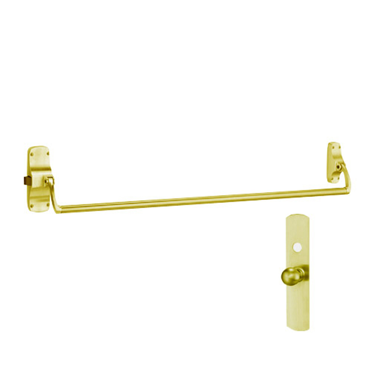 88K-F-US4-LHR Von Duprin Exit Device in Satin Brass