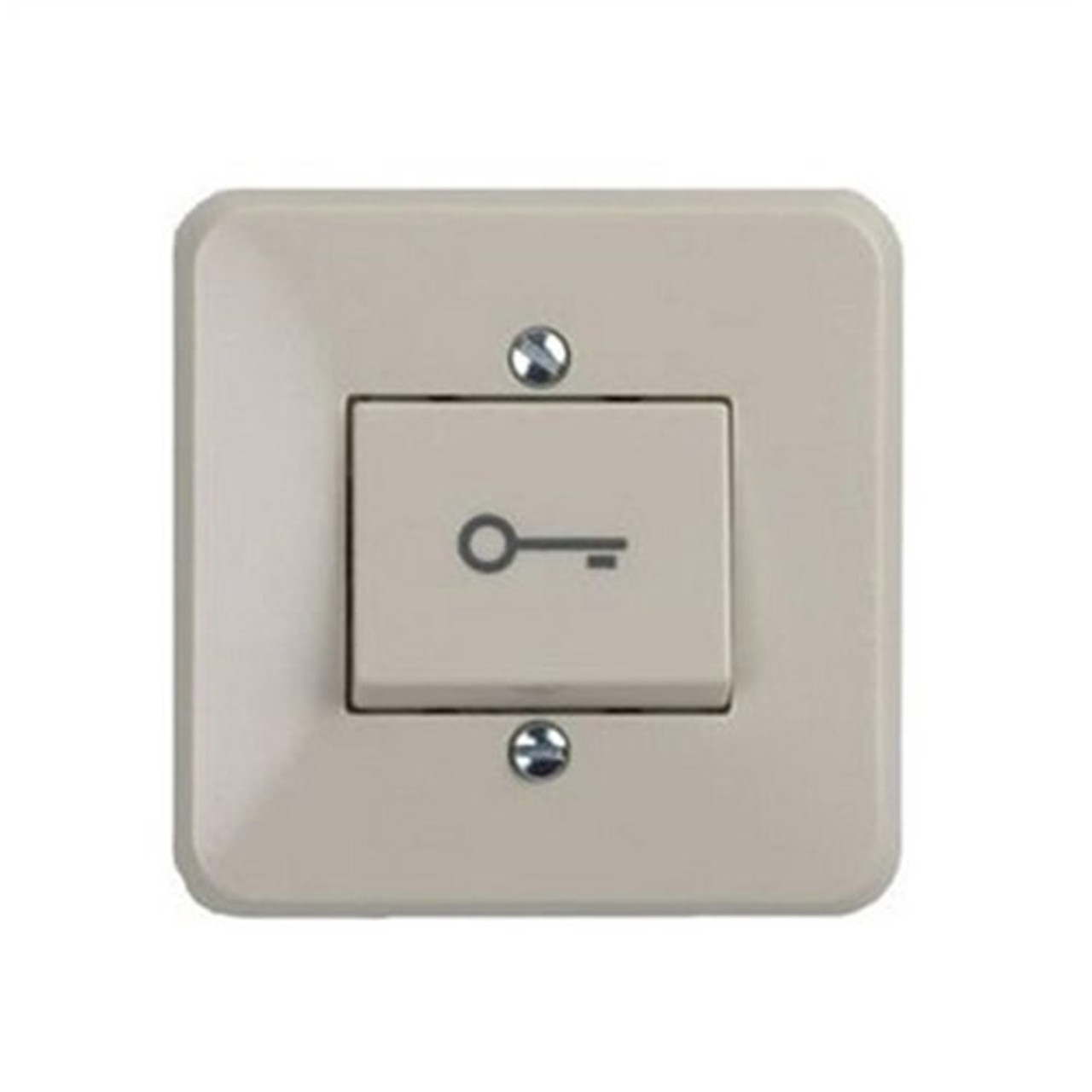 909F-MO RCI Momentary Flush Rocker Switch Beige