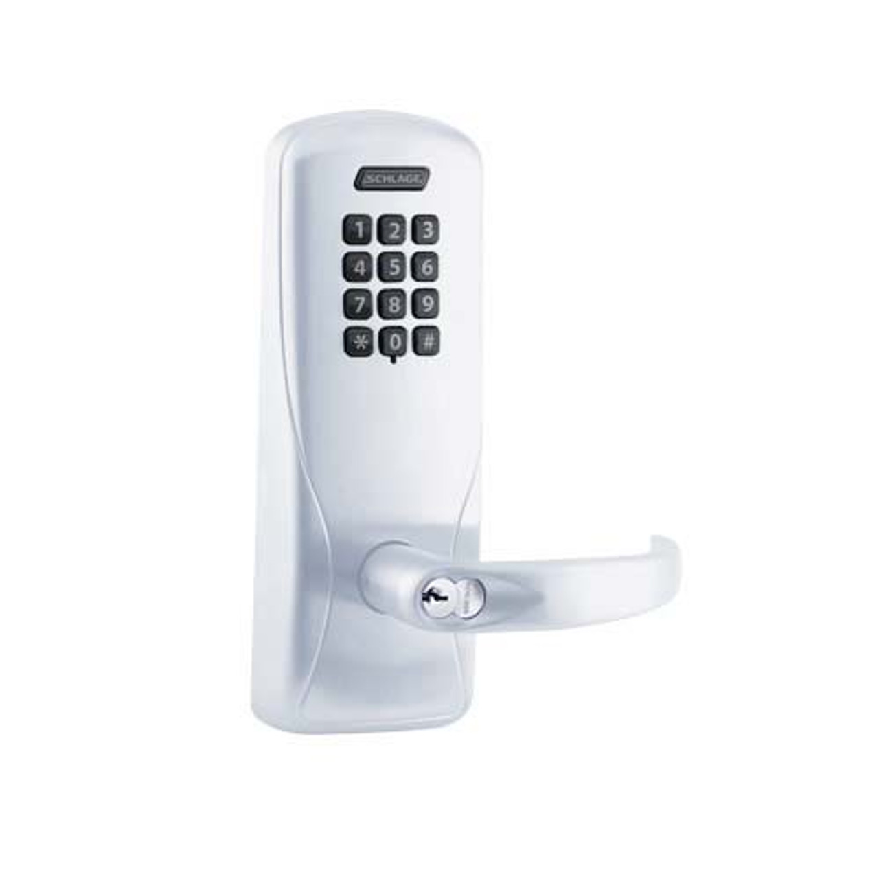 CO200-MS-50-KP-SPA-RD-625 Mortise Electronic Keypad Locks in Bright Chrome