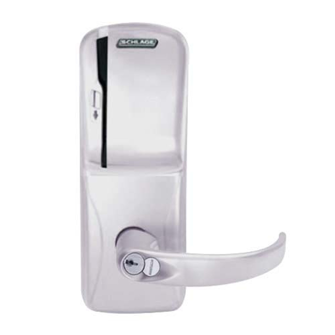 CO200-MS-70-MS-SPA-GD-29R-626 Mortise Electronic Swipe Locks in Satin Chrome