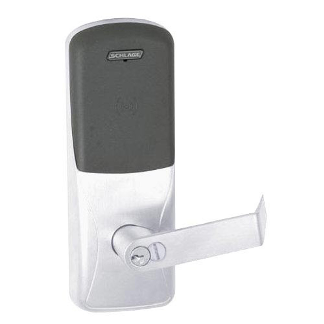 CO200-MS-70-PR-RHO-RD-625 Mortise Electronic Proximity Locks in Bright Chrome