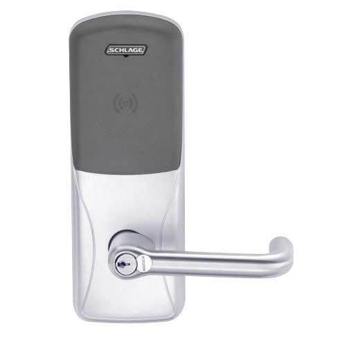 CO200-MD-40-PR-TLR-GD-29R-625 Mortise Deadbolt Standalone Electronic Proximity Locks in Bright Chrome
