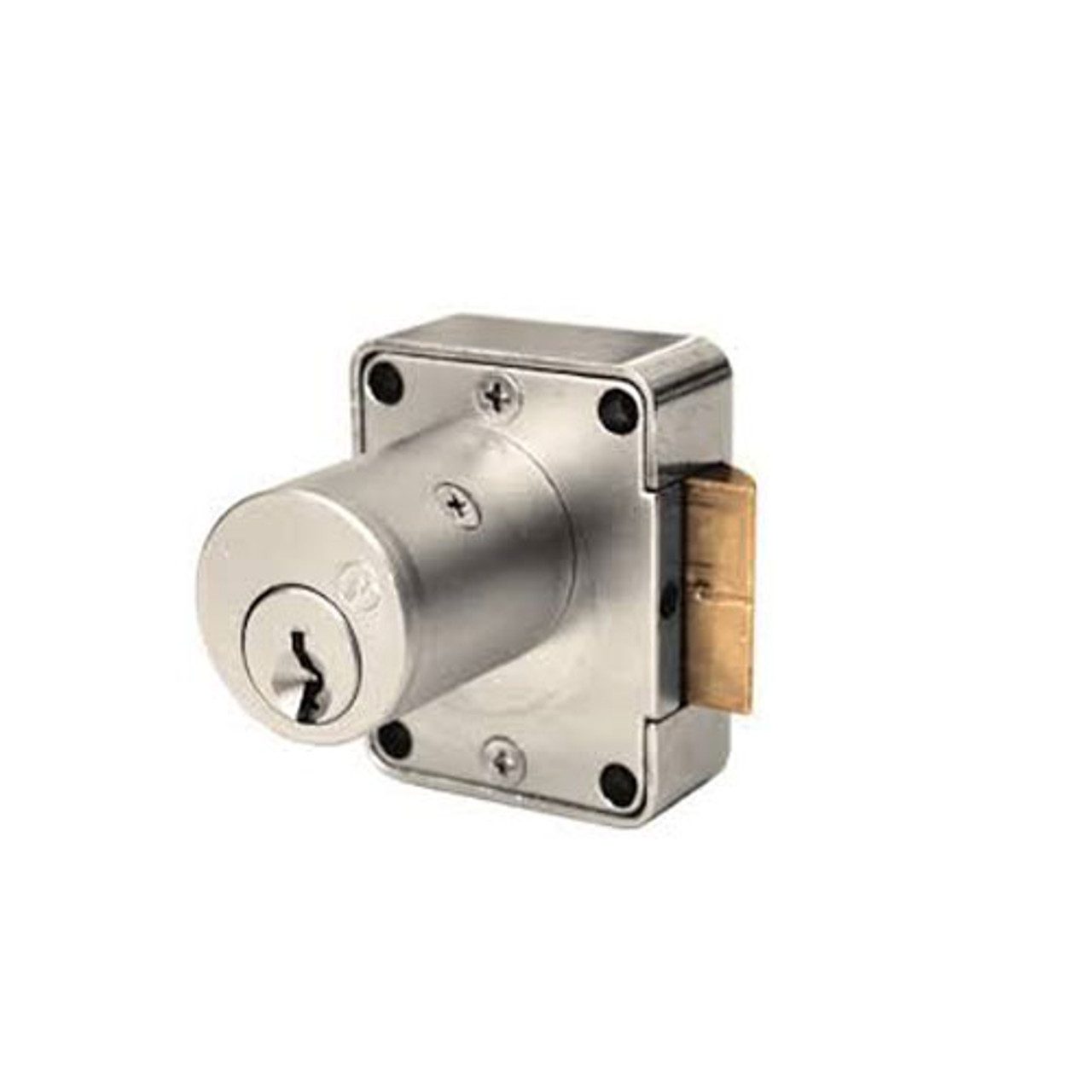 Olympus 999L-LH-KA103-26D-7/8 Cabinet Locks in Satin Chrome Finish