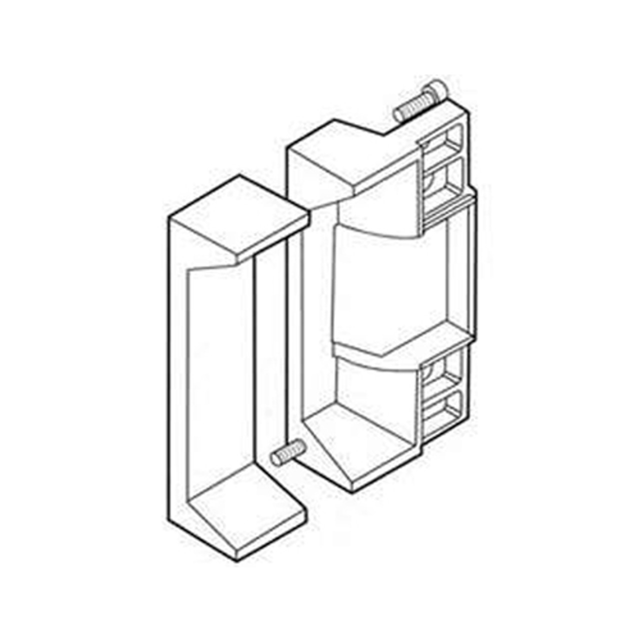 91-0172-11 Adams Rite Lip Extension Kits 2-3/4 Inch for 7160 and 7170 Series Electric Strikes