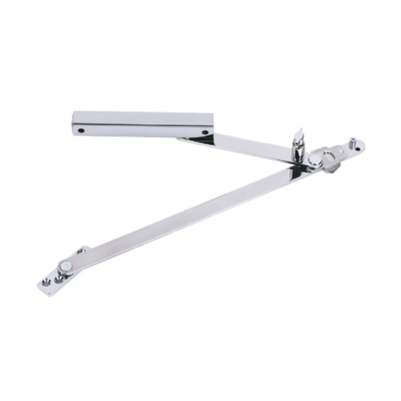 815H-US32 Glynn-Johnson 81 Series Heavy Duty Surface Overhead in Bright Stainless Steel