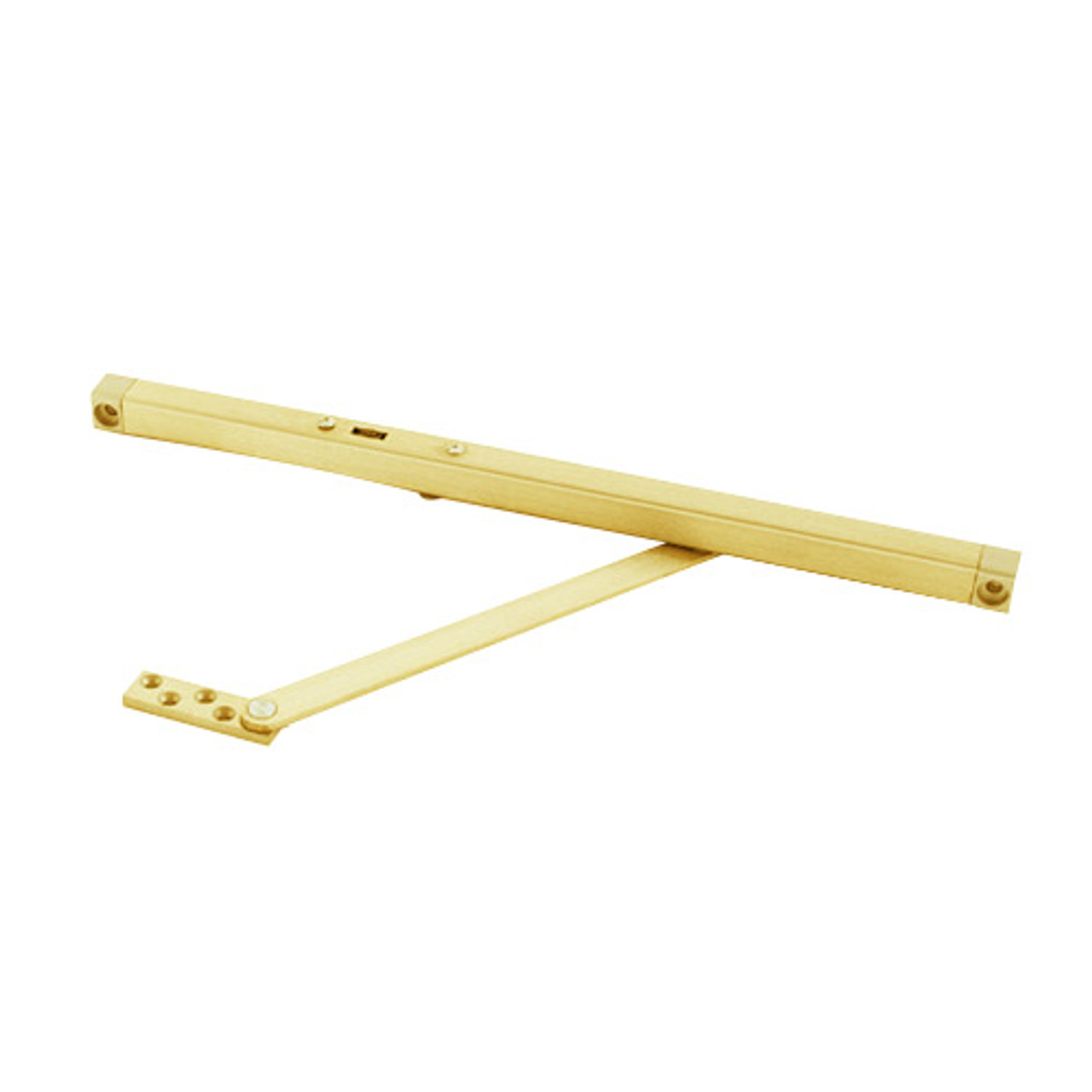 902H-US3 Glynn-Johnson 90 Series Heavy Duty Surface Overhead in Bright Brass