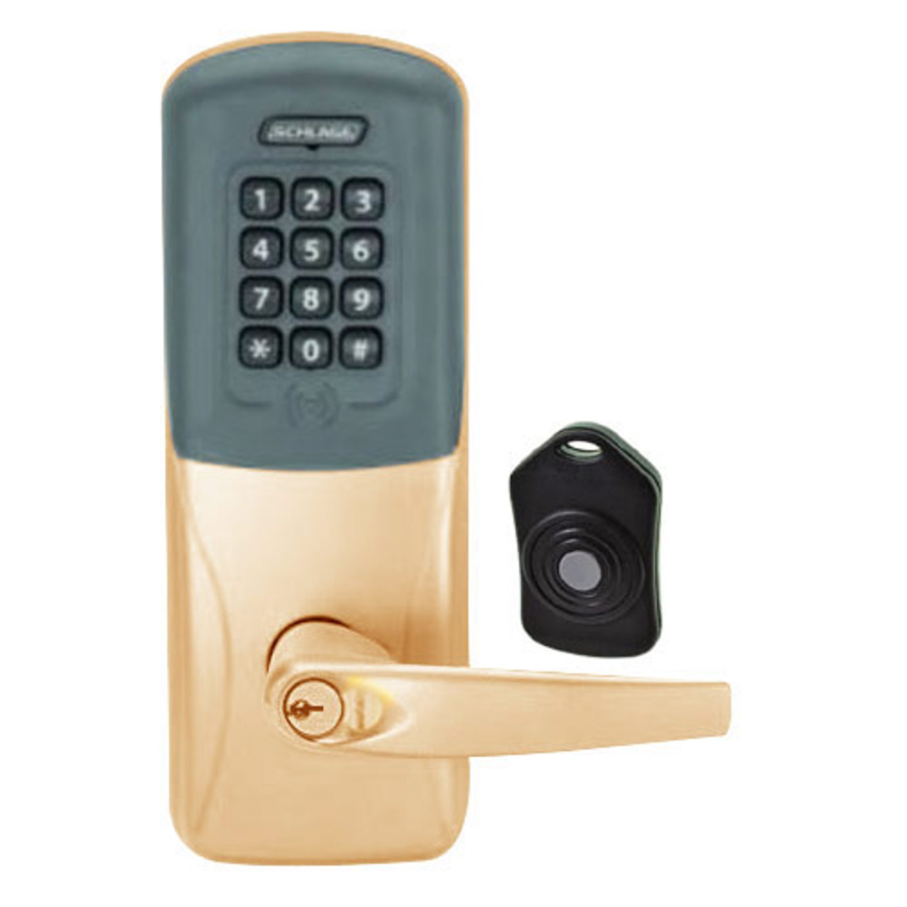 CO220-MS-75-PRK-ATH-RD-612 Schlage Standalone Classroom Lockdown Solution Mortise Proximity Keypad with in Satin Bronze