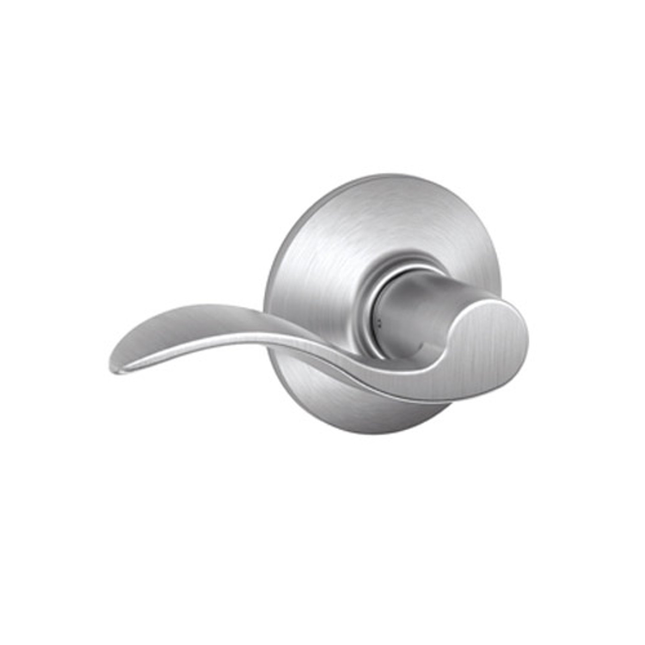 F170-ACC-LH-626 Schlage F Series - Accent Lever style with Single Dummy Trim Function in Satin Chrome