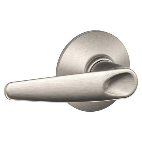 F10-JAZ-619 Schlage F Series - Jazz Lever style with Passage Lock Function in Satin Nickel
