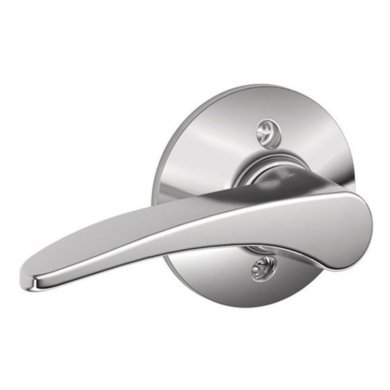 F10-MNH-625 Schlage F Series - Manhattan Lever style with Passage Lock Function in Bright Chrome