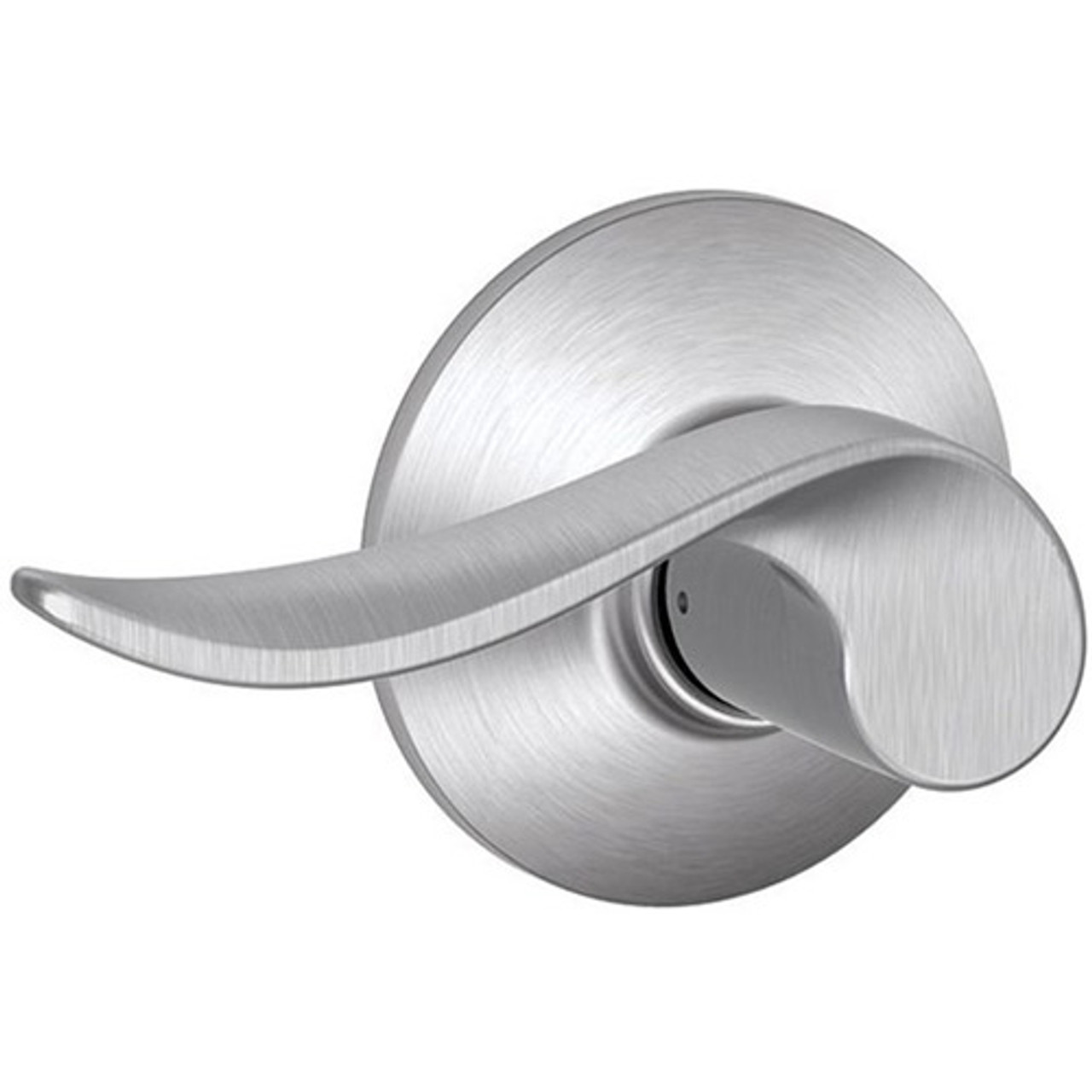 F170-SAC-RH-626 Schlage F Series - Sacramento Lever style with Single Dummy Trim Function in Satin Chrome