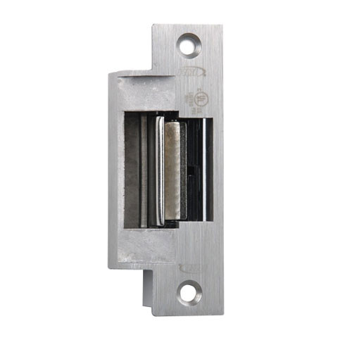 F1114-08-32D RCI F1 Series 24V AC/DC Heavy Duty Fire Labeled Centerline Electric Strike in Brushed Stainless Steel Finish