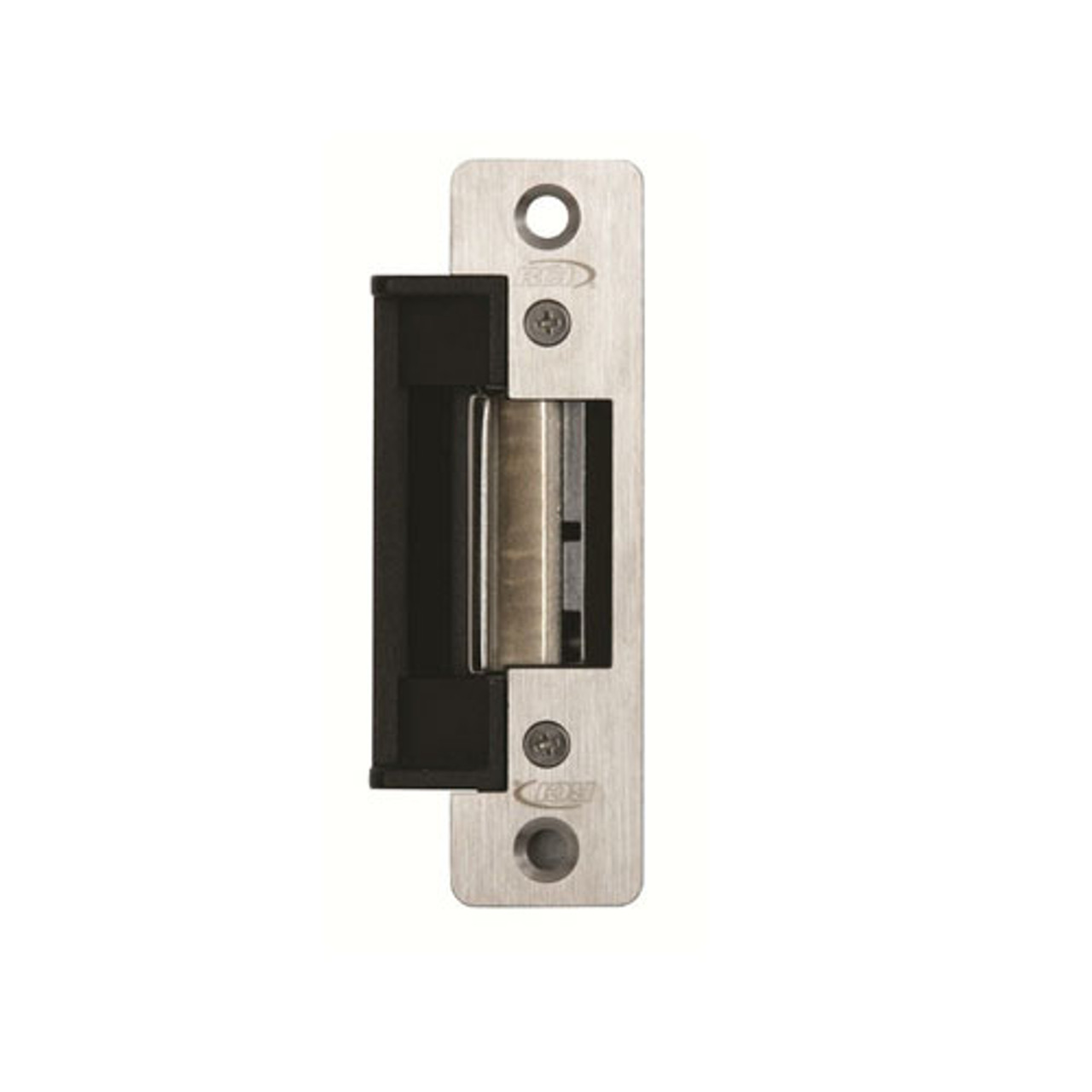 4104-08-32D RCI 4 Series Commercial Duty Electric Strike for ANSI Centerline Latch Entry in Brushed Stainless Steel Finish