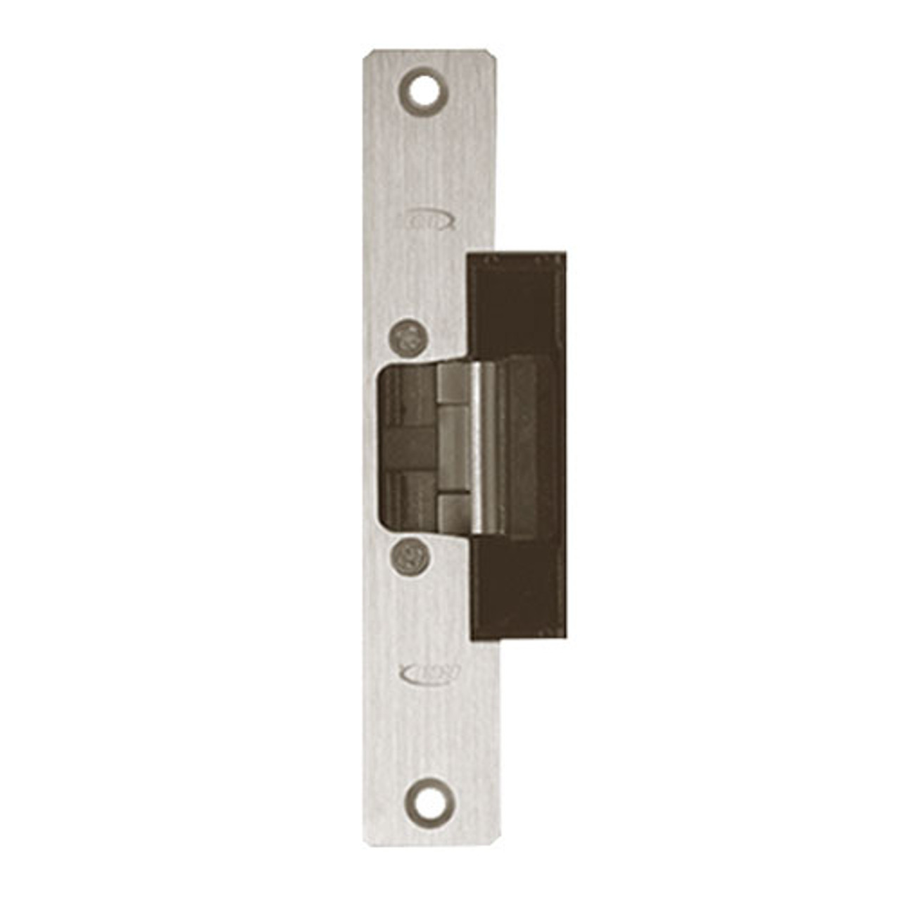 S6507-32D RCI 6 Series Heavy Duty Centerline Electric Strike for Round Corner in Brushed Stainless Steel Finish