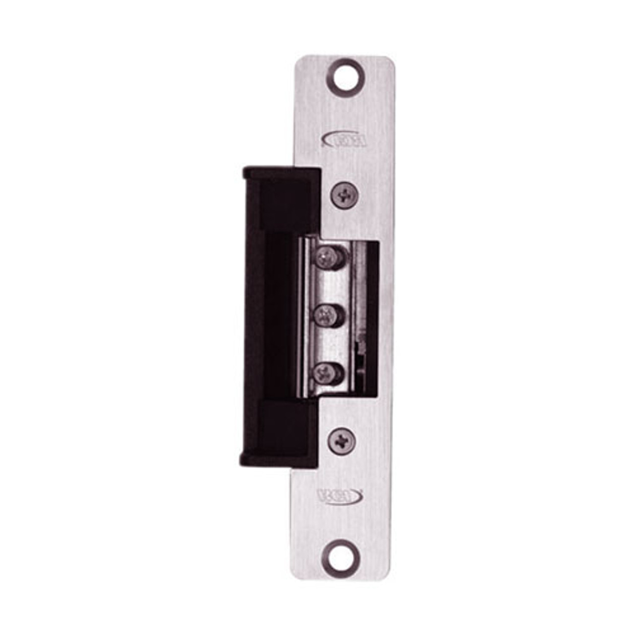 7105-01-32D RCI 7 Series Adjustable Electric Strike for Centerline Latch Entry in Brushed Stainless Steel Finish