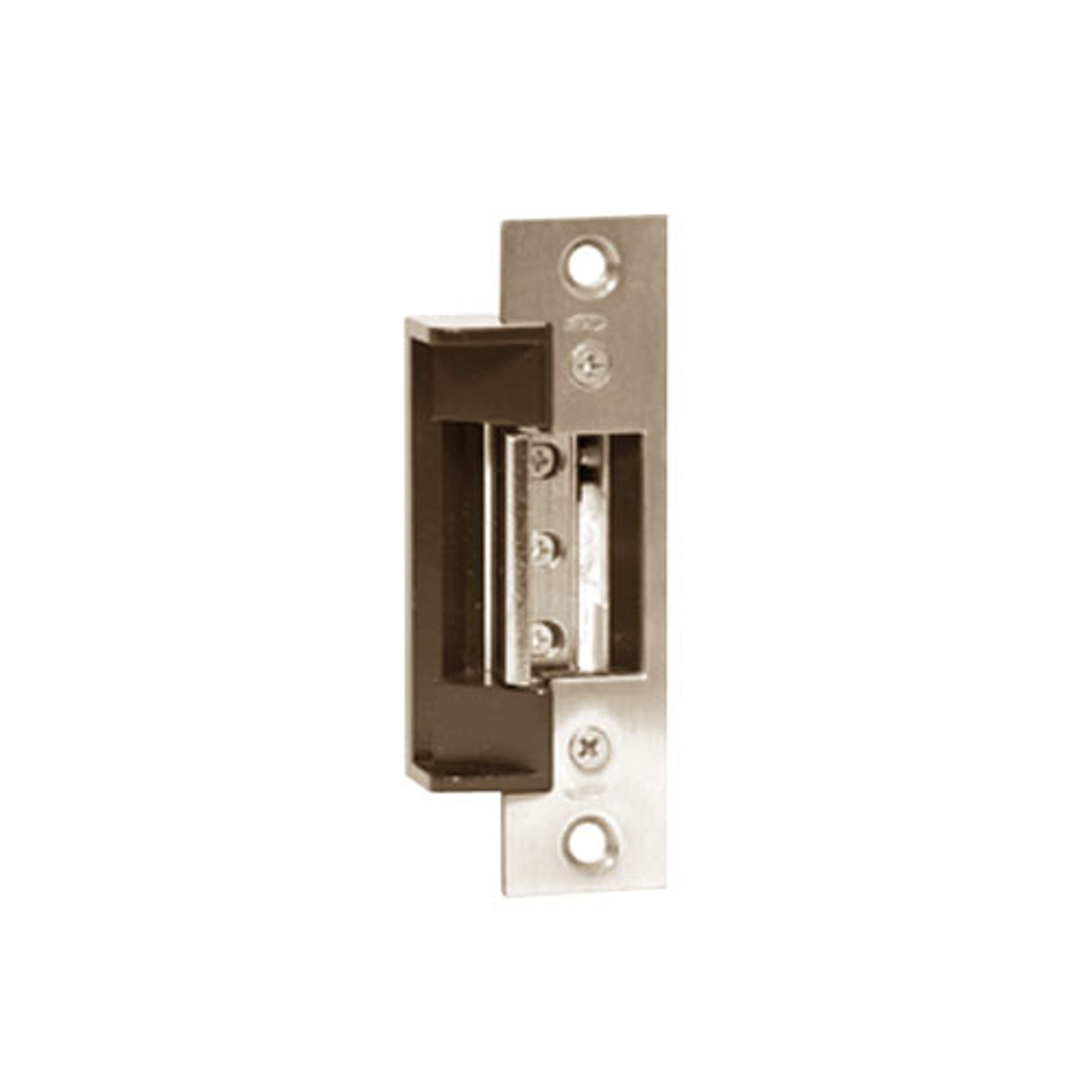 7314-09-32D RCI 7 Series Adjustable Electric Strike for ANSI Centerline Latch Entry in Brushed Stainless Steel Finish