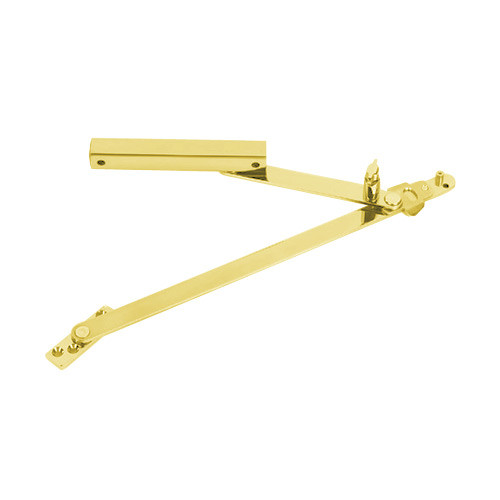 813S-US3-SHIM-3 Glynn Johnson 81 Series Heavy Duty Surface Overhead in Bright Brass