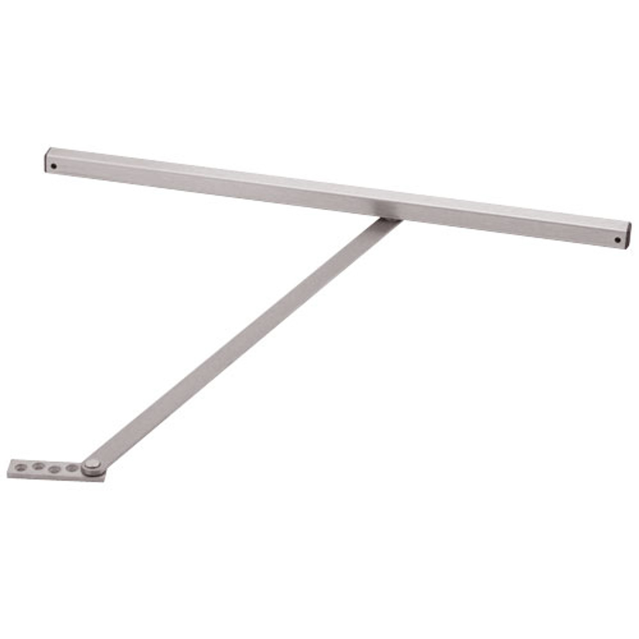 452H-US32D-SHIM-3 Glynn Johnson 450 Series Medium Duty Surface Overhead Hold Open with 9/16 inch Shim Kit for Blade Stop Mounting in Satin Stainless Steel
