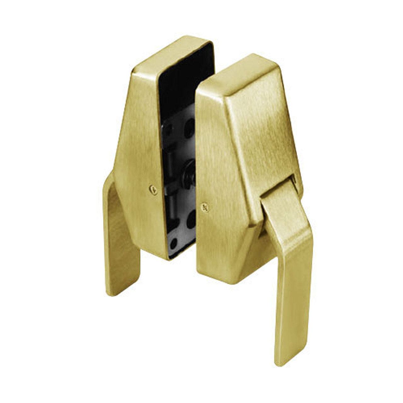 HL6-3-606 Glynn Johnson HL6 Series Standard Function Push and Pull latch in Satin Brass Finish