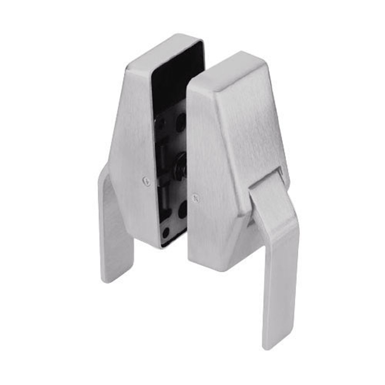 HL6-5-626-SOC Glynn Johnson HL6 Series Standard Function Push and Pull latch with Pin-in-Socket Security Screws in Satin Chrome Finish