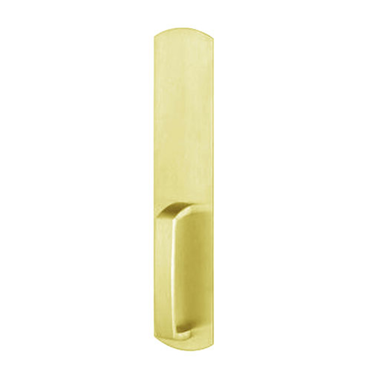 990DT-US3 Von Duprin Dummy Trim Pull When Dogged for 22 Series Exit Device in Bright Brass Finish