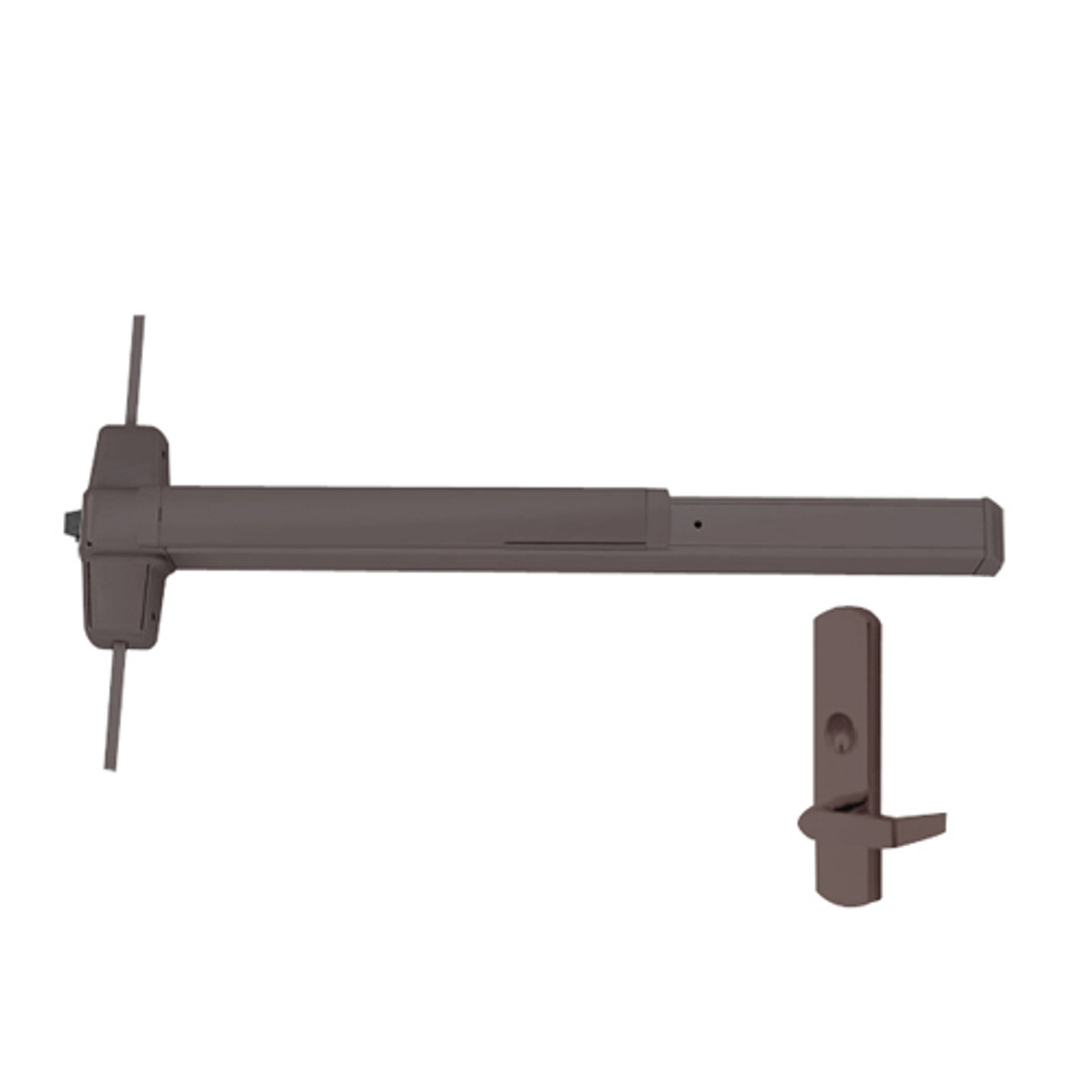 CD9857L-313-3-LHR Von Duprin Exit Device in Duranodic Dark Bronze