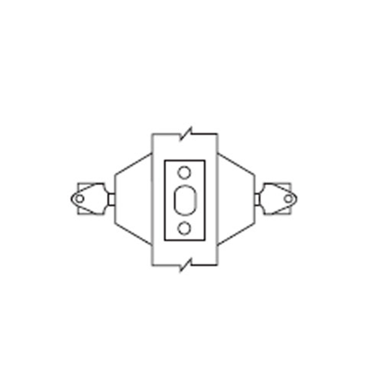 D62-03-IC Arrow Lock D Series Deadbolt Double Cylinder Prepped for Removable Core in Bright Brass