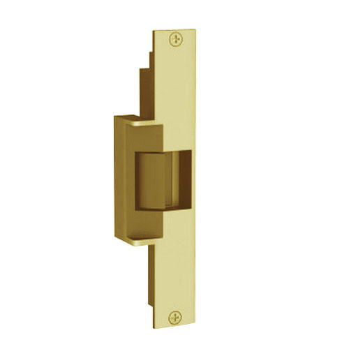 310-2-F-12D-606 Folger Adam Electric Strike in Satin Brass