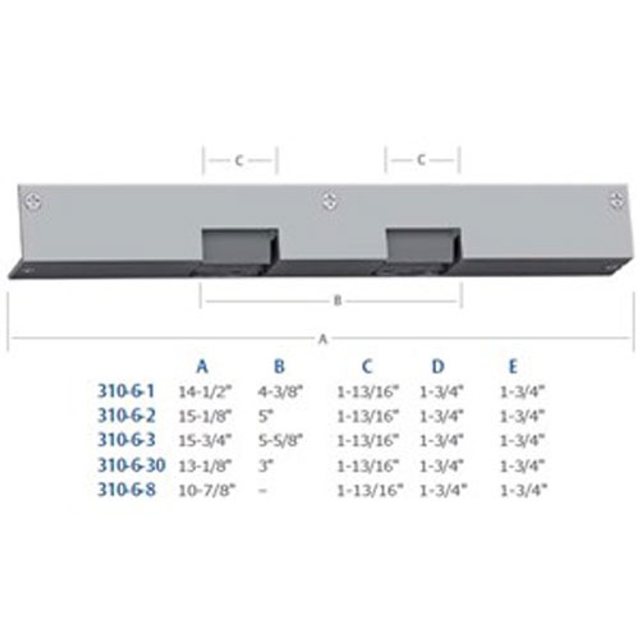 310-6-1-24D-627 Folger Adam Electric Strike in Satin Aluminum