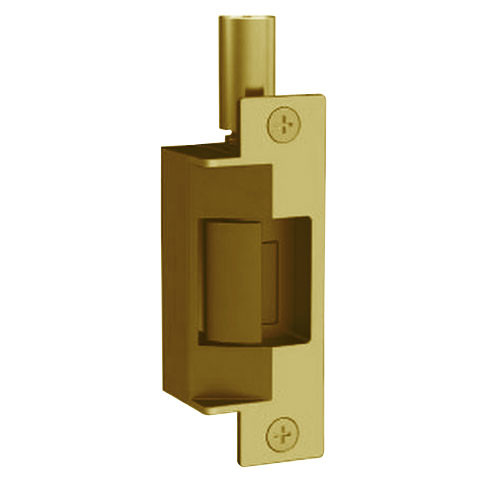 712-12D-F-606 Folger Adam Electric Strike in Satin Brass