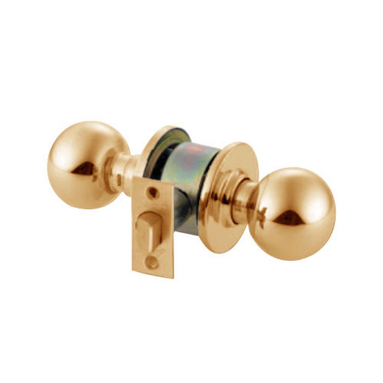 MK08-BD-10 Arrow Lock MK Series Non Keyed Cylindrical Locksets for Single Dummy with BD Knob in Satin Bronze Finish