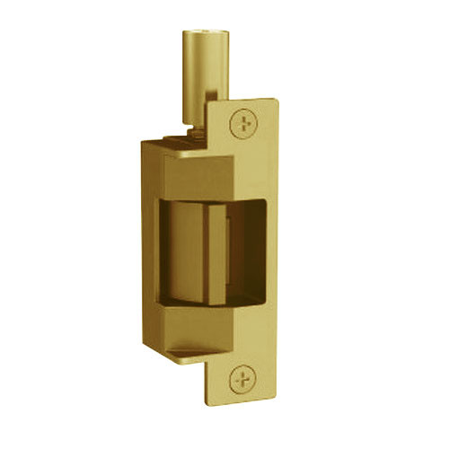 712-75-12D-F-606 Folger Adam Electric Strike in Satin Brass