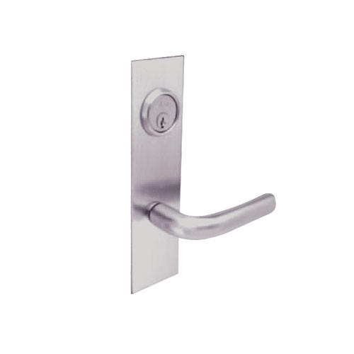 BM11-NH-32D Arrow Mortise Lock BM Series Apartment Lever with Neo Design and H Escutcheon in Satin Stainless Steel