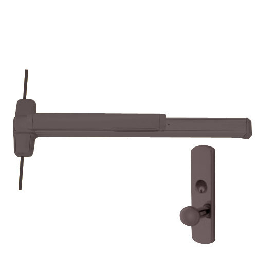 QEL9827K-313-3 Von Duprin Exit Device in Duranodic Dark Bronze