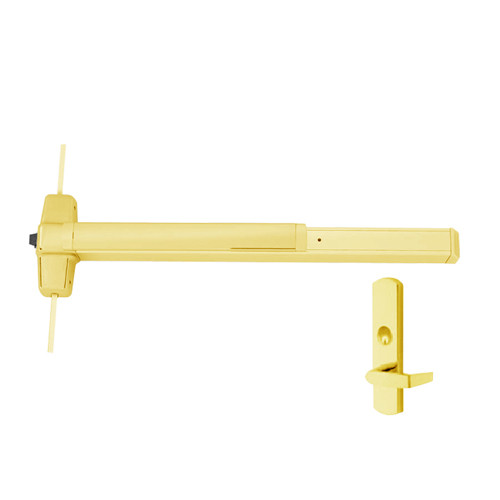 LD9957L-US3-4-LHR Von Duprin Exit Device in Bright Brass LD9957L-US3-4-LHR Von Duprin Exit Device in Bright Brass
