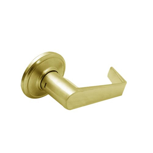 CL08-SC-04 Arrow Cylindrical Lock with Solar Lever Design in Satin Brass