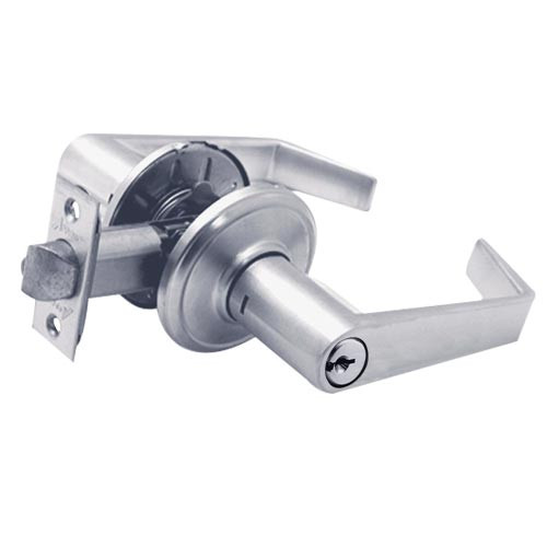 CL11-SC-26 Arrow Cylindrical Lock with Solar Lever Design in Bright Chrome