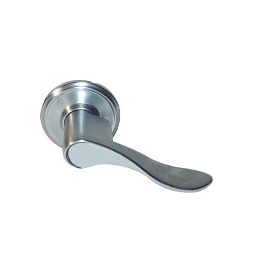 CL08-LC-15-LHR Arrow Cylindrical Lock with Lunar Lever Design in Satin Nickel