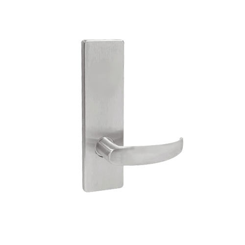 MA12-QN-630 Falcon Mortise Locks MA Series Half Dummy QN Lever with Escutcheon Style in Satin Stainless Finish