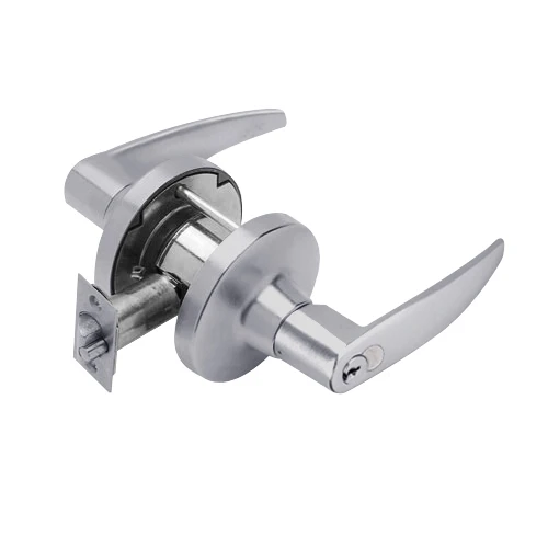 T561GD-A-626 Falcon T Series Cylindrical Classroom Lock with Avalon Lever Style and Falcon SFIC Core in Satin Chrome Finish